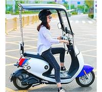 Electric Motorcycle Umbrella Cover, Waterproof Sunshade Canopy for Battery Car, Universal Scooter Rain Cover - Enclosed Design