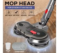 Spector Electric Motorised Mop Head for V8 V10 V11 V15 Vacuum Cleaners 6 Free Pads