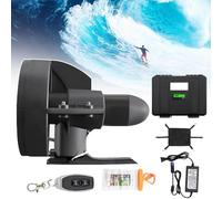 Electric Motorized Fin for Surfboards and Kayaks, 12V Underwater Thruster with 20Ah Battery, Speeds 3-4 km/h, Ideal for Paddle Boards and Fishing Boats