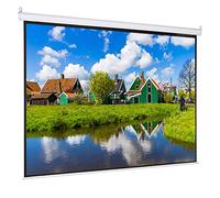 Electric Motorized Projector Screen With Multi Aspect Ratio Function 60-100 Inch 4:3 Home Theater 4K Ready Projection,72 inch