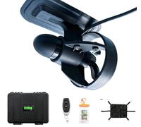 Electric Motorized Surfboard & SUP Fin 12 V, Float Tube Trolling Motor | Underwater Thruster for Paddle Board Electric Fin Stand Up Paddle Board Motor, with Batteries, remote control