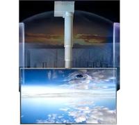 Electric Motorized TV Ceiling Mount, Adjustable Height TV Lift Bracket with Remote Control, Fits 100cm & 70cm TVs, Smart Home Ceiling Installation for Space-Saving Solutions