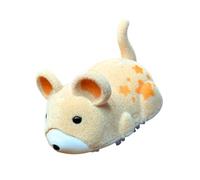 Electric Moving Hamster Cats Toy Realistic Flocking Design Automatic Motion Interactive Play Safe For Indoor Exercise Automatic Toy
