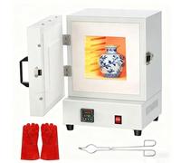 Electric Muffle Furnace with High Temperature Capability for Jewelry Casting and Lab Applications