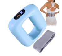 Electric Muscle Massager - Rechargeable Wireless Abdominal Modeling Device 2 Modes 5 Speed Multifunctional Ring | Multipurpose Outdoor Indoor Utility