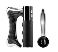 Electric Muscle Scraper Tool, Fascia Knife Massager with Heat and Vibration, Portable Gua Sha Massager for Full Body Muscle Relaxation (Black)