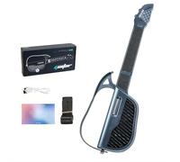 Electric Musical Guitar,Smart Stringless Guitar - Foldable Learning Guitar Toy for Beginners with LED Lights, Chord Buttons & Strum Board, Portable USB Rechargeable Musical Instrument Gift