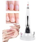 Electric Nail Buffer - 3 Modes Adjustable LED Display Nail File Rechargeable Cordless | Fingernail Shiner Device, Professional Manicure & Pedicure Grinder for Women, Travel