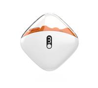 Electric Nail Care System - 2-in-1 Clipper & File with Precision LED Light, 3 Adjustable Speeds, USB Rechargeable, All-in-One Grooming Kit for The Whole Family (2, Saffron)