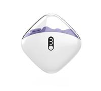 Electric Nail Care System - 2-in-1 Clipper & File with Precision LED Light, 3 Adjustable Speeds, USB Rechargeable, All-in-One Grooming Kit for The Whole Family (2, Purple)