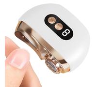 Electric Nail Clipper 2.95x3.35 Inches | USB Charging Fingernail Polish Trimmer - 3-Speed Settings LED Nail Clipper for Home Salon Fingernail Maintenance Elderly Seniors Care Travel