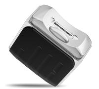 Electric Nail Clipper, 2 in 1 Auto Fingernail Cutter and Polishing Grinder, Rechargeable Automatic Fingernail Trimmer Quiet (Black A)