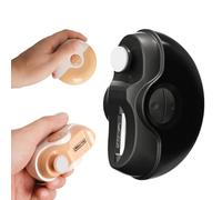 Electric Nail Clipper, 2 in 1 Electric Polishing Automatic Nail Clippers, Electric Nail Clipper Electric Nail Trimmer with 2 Adjustable Speeds, Nail Trimmer for Seniors, Kids, Adults (Black)