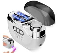 Electric Nail Clipper - 2025 New Automatic Electric Nail Trimmer with LED Light & Debris Collector - Rechargeable Electric Fingernail Clippers File Cutter for Adults/Senior/Baby/Children/Men/Women/Kid