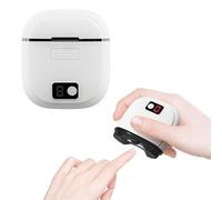 Electric Nail Clipper, 3-in-1 Cutting and Grinding Automatic+Nail Scraps Storage, 3-Speed Electric Nail Trimmer with LED Light, Rechargeable Safety Fingernail Trimmer for Babies,Kids,Adults,Elderly