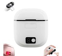 Electric Nail Clipper,3 in 1 Electric Polishing Automatic Nail Clippers,3 Speeds Automatic ElectricNail Clippers with LED Light Display,Fingernail Cutter and Polishing Trimmer for Seniors and Adults