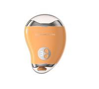 Electric Nail Clipper, 3-Speed with Alloy Blade & Storage Compartment, Low Noise, 7.5x10.5cm, Orange and White (Orange)