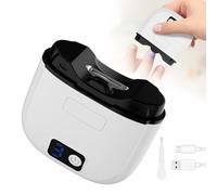 Electric Nail Clipper - 3 Speeds Automatic Toe Nail Clippers for Seniors with LED Light - Rechargeable Electric Fingernail Clippers for Men/Women/Adults/Baby/Children/Kids Smart Thick Nail File Cutter