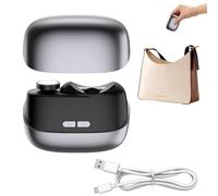 Electric Nail Clipper - 6.6cm LED Light Rechargeable Automatic Trimmer, ABS Nail Grooming Tool with Scraps Storage | Fingernail Toenail Polishing for Kids Seniors Men Women Home Travel Use