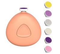 Electric Nail Clipper, Battery Powered Baby Nail Trimmer, Safe Gentle Baby Nail Clipper with 6 Grinding Heads, Multifunctional Electric Nail File for Kids, Children and Todlers