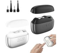 Electric Nail Clipper, Electric Polishing Automatic Nail Clippers, Multifunctional Smart Clipper with LED Light and Scraps Storage, Magnetic Lid USB Rechargeable, for Thick Toenails Seniors