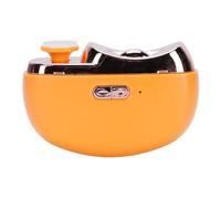 Electric Nail Clipper Low Noise USB Powerful Portable Nail Grinder 2 In 1 Automatic Finger Nail Cutter for Infants and Children (Orange)