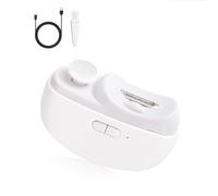 Electric Nail Clipper, New 2 in 1 Automatic Nail Trimmer, ElectricNail with Polishing, Manicure Set Multifunctional Nail Trimmer for Baby, Kids, Adults, Seniors (White)