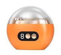 Electric Nail Clipper, Rechargeable Nail Care Tool, Fingernail Trimming Tool, Three-Speed Adjustable Setting, LED Light, Gentle and Effective, 500mAh, 7.5x8.5cm, for Kids and Adults
