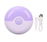 Electric Nail Clipper Violet, Portable Lightweight with Built - in Battery, 8.6x8.6x3.65cm - Safe Skin Pinching Prevention, Easy Cleaning, Ideal for Daily Use and Travel