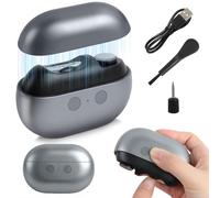 Electric Nail Clippers, 2-in-1 Smart Nail Clipper, Electric Nail File, Dual Speed, Silent, Nail Cutter with Polishing Function, Safe, Painless, Rechargeable, Quiet with Light