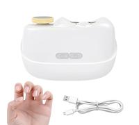 Electric Nail Clippers, 2 Speeds Portable Safety Nail Trimmer, Nail Clippers with Light and Storage Design for Nail Chips, For The Whole Family and Home Travel Use