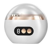 Electric Nail Clippers,2026 New Rechargeable Automatic Nail Trimmer with 3 Speeds,Super Quiet Safety Cordless Rechargeable Nails Cutter with LED,Nails Scraps Storage for Kids Adults Elderly (White)