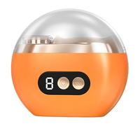 Electric Nail Clippers,2026 New Rechargeable Automatic Nail Trimmer with 3 Speeds,Super Quiet Safety Cordless Rechargeable Nails Cutter with LED,Nails Scraps Storage for Kids Adults Elderly (Orange)