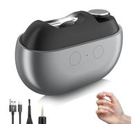 Electric Nail Clippers, 2026 Upgraded Nail Trimmer Nail Polisher 3 in 1, Portable Electric Nail File with LED Light, USB Rechargeable, Nail Scraps Storage, for Kids, Seniors, Weak Hands (Dark Gray)