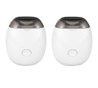 Electric Nail Clippers, 2PCS Dustproof Electric Nail Trimmer 3 Speed, Silent Automatic Nails File Grinder with LED Light, USB Rechargeable Automatic Fingernail Grinder, for Kids & Adults