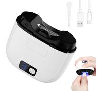 Electric Nail Clippers, 3 Speeds Automatic Nail Clippers, Portable Electric Nail Cutter with Nail Scraps Storage, Electric Fingernail Clippers for All Ages, LED Light, USB Charging