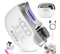 Electric Nail Clippers, 4-in-1 Multi-Functional Electric Nail Trimmer for Seniors & Babies, 3 Speeds, with LED Light, Catcher and Gel Lamp, Painless Toenail/Fingernail Clippers