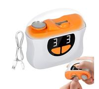 Electric Nail Clippers, Automatic Foot Nail Clippers | 3 Speeds with LED and Container for Nail Care for the Whole Family