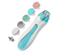 Electric Nail Clippers | Electric Fingernail Clippers - Children's Manicure Care Set with Led Light Anti-Pinch Battery Powered Trim Buffer Kit for Babies Daily Use Trimming Travel