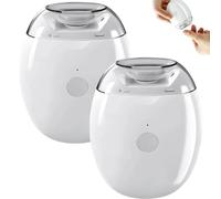 Electric Nail Clippers, Electric Nail Grinder with LED Light, Electric Nail Trimmer for Thick Toenails, Universal Auto Nail Clippers and Polishing Trimmer for Adults & Elderly (2PC)