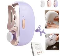 Electric Nail Clippers for Seniors, 2025 Premium 3 in 1 Automatic Electric Nail Clipper with Polishing, Electric Nail Clippers for Adults, Rechargeable Nail Clipper with Electric Polishing (C)