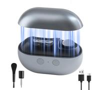 Electric Nail Clippers for Seniors 3-in-1 2026 Upgraded Smart Nail File Clippers Toe for Thick Nails with LED Light Rechargeable Toenail Trimmer Polishing for Adult Kids Arthritis Low Vision Grey