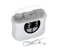 Electric Nail Clippers for Seniors - Automatic Fingernail Cutter | Lighted 3-Speed Nail Clippers with Scraps Storage for Quiet Fingernail Maintenance, Home Manicure & Baby Care