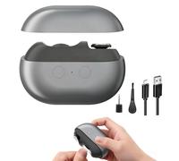 Electric Nail Clippers for Seniors & Thick Nails, 2-in-1 Automatic Nail Trimmer with LED Light, Splash-Proof Nail Grinder & Polisher, Rechargeable Safety Fingernail Cutter for Adults Baby