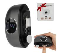 Electric Nail Clippers, Nail Trimmer, Electric Polisher 2 in 1 with LED Light and Storage Box for Nail Remnants, 3 Adjustable Speeds Screen Display for Elderly People (Pink)