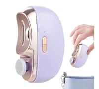 Electric Nail Clippers Safety Nail Clippers with Catcher Automatic Rechargeable LED Light Nail Scissors with Polisher for Seniors, Adults, and Communities of