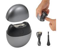 Electric Nail Clippers - Silent Low Vibration Toenail Clippers with Built in Debris Storage Compartment Auxiliary Light, Safe and Worry-Free Nail Trimmers for Babies and Adults (Black)
