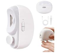 Electric Nail Clippers Two Speed Adjustment Nail Shaver Suitable for All People's Nails Electric Nail Clipper for Baby,Kids,Adults,Seniors ,White