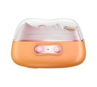 Electric Nail Clippers - USB Rechargeable Silent Nails Grinder Trimmer Polisher with Replaceable Heads, Wet & Dry Use for Thick Toenails & Fingernails, Home Professional Nails Care Tool (Orange)