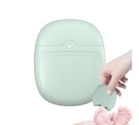 Electric Nail Cutter - Kids Electric Nail File | USB Rechargeable Auto Fingernail Clipper 2-Speed Light and Nail Shavings Storage Box for Older